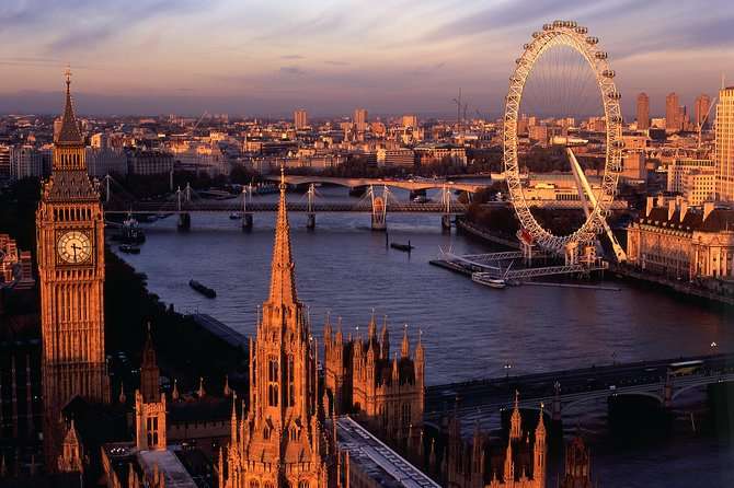 the London Eye is conveniently situated
