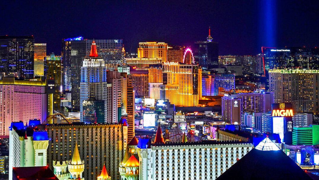 The Nevada city of Las Vegas