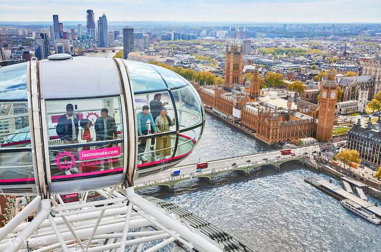 the London Eye provide you with amazing vistas