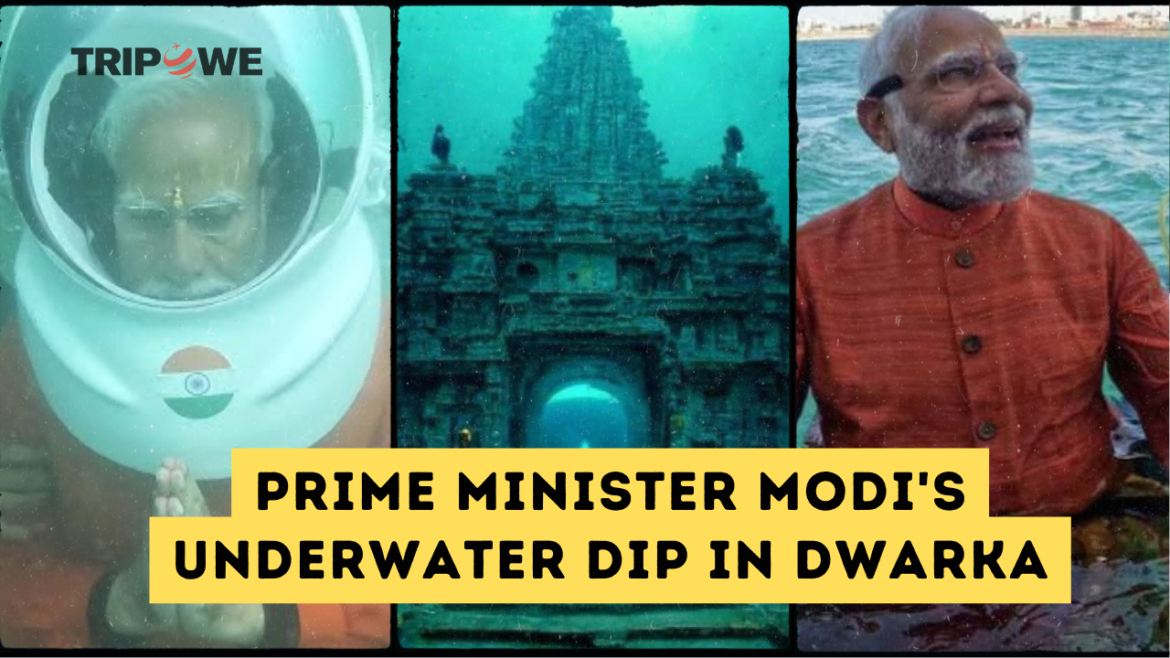 Prime Minister Modi's Underwater dip in Dwarka